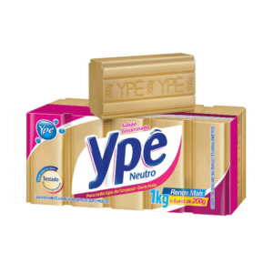 Sabao Barra 200gr Glicerinado com 5 unidades - YPE